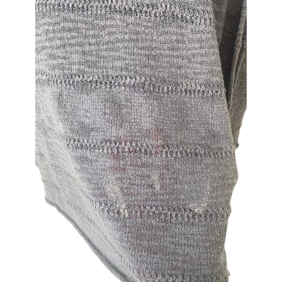 LOU & GREY KNIT OVERSIZED BLUE SWEATER SIZE SMALL - Picture 2 of 7